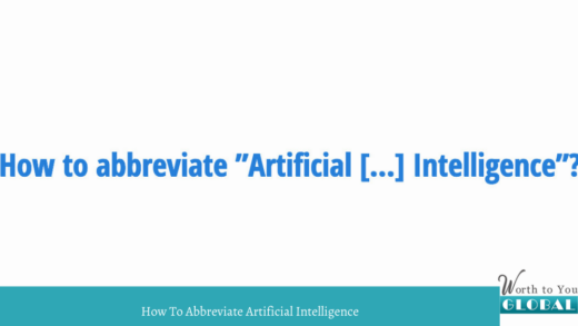 How To Abbreviate Artificial Intelligence