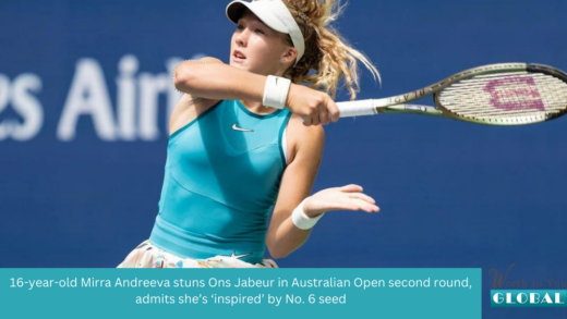 16-year-old Mirra Andreeva stuns Ons Jabeur in Australian Open second round, admits she’s ‘inspired’ by No. 6 seed