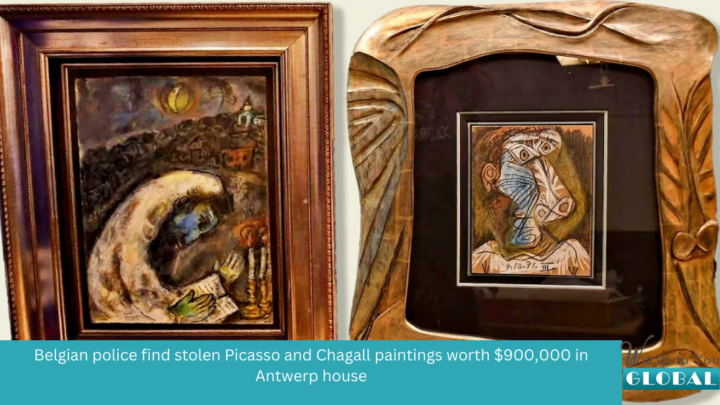 Belgian police find stolen Picasso and Chagall paintings worth $900,000 in Antwerp house