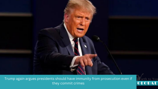 Trump again argues presidents should have immunity from prosecution even if they commit crimes