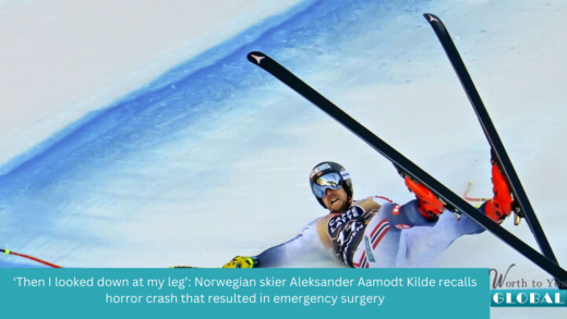 ‘Then I looked down at my leg’: Norwegian skier Aleksander Aamodt Kilde recalls horror crash that resulted in emergency surgery