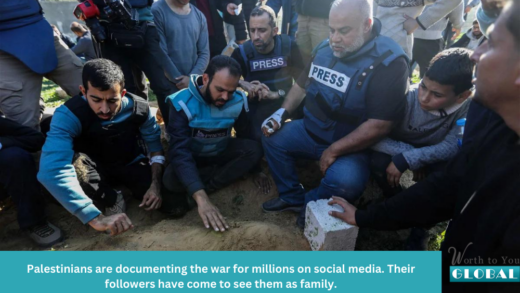 Palestinians are documenting the war for millions on social media. Their followers have come to see them as family.