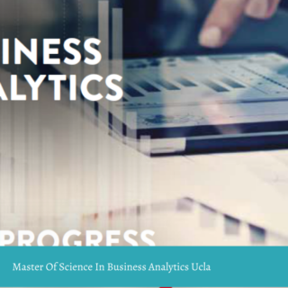 Master Of Science In Business Analytics Ucla