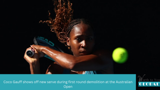 Coco Gauff shows off new serve during first round demolition at the Australian Open