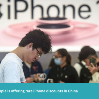 Apple is offering rare iPhone discounts in China