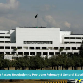 Pakistan’s Senate Passes Resolution to Postpone February 8 General Elections: